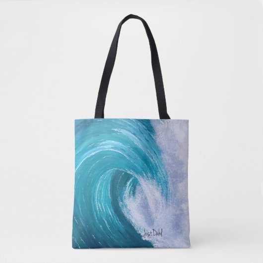 Wave Just Dahl Costal Tote Bag (Voorkant)