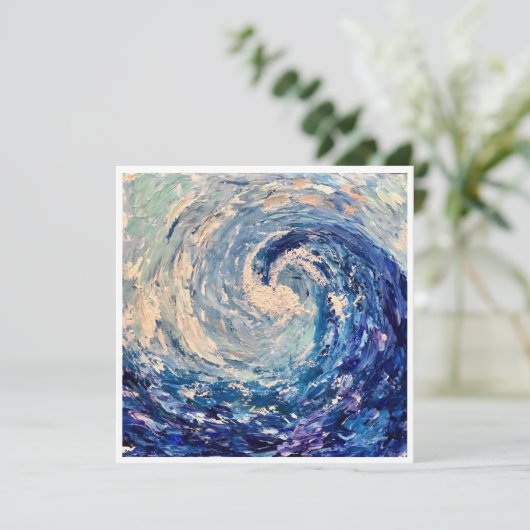 Wave Kaart (Staand voorkant)