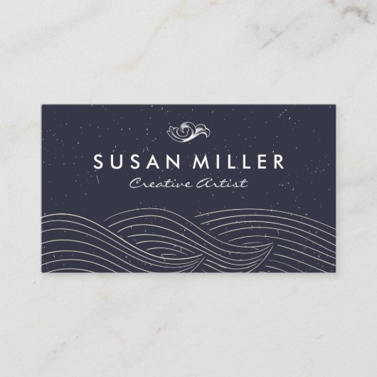 Wave Lines Creative Visitekaartje (Voorkant)