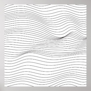 Wave Lines Pattern Abstracte Background.art, wave, Poster