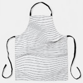 Wave Lines Pattern Abstracte Background.art, wave, Schort (Voorkant)