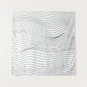 Wave Lines Pattern Abstracte Background.art, wave, Wandkleed (Voorkant)