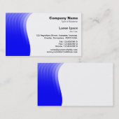 Wave Marge - Blauw Visitekaartje (Voorkant / Achterkant)