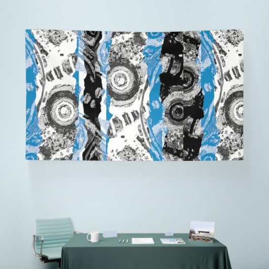 Wave Mechanism – Abstract Vinyl Banner (6' x 10') (Beurs)