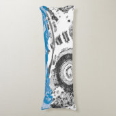Wave Mechanism – Custom Body Pillow (20" x 54") Lichaamskussen (Voorkant Verticaal)