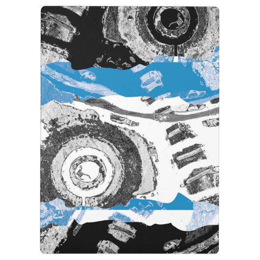 Wave Mechanism – Custom Clipboard (9" x 12.5") Klembord (Achterkant)