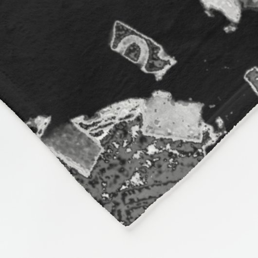 Wave Mechanism – Custom Fleece Blanket (Large, 60" Deken (Hoek)