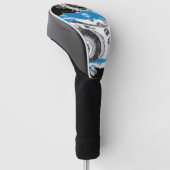 Wave Mechanism – Custom Golf Head Cover (Driver,  (Schuin)