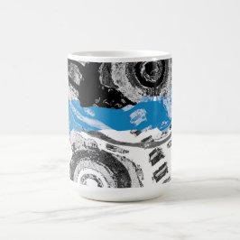 Wave Mechanism – Custom Mug (11 oz, Ceramic, Dishw Koffiemok