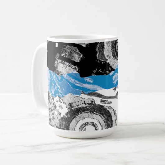 Wave Mechanism – Custom Mug (11 oz, Ceramic, Dishw Koffiemok (Voorkant links)