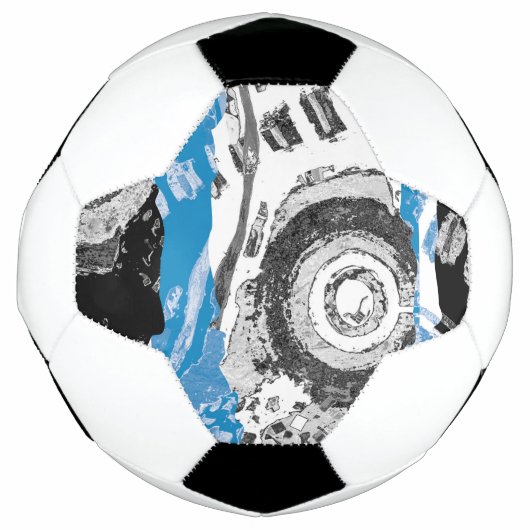 Wave Mechanism – Custom Soccer Ball (Size 5) Voetbal (Voorkant)