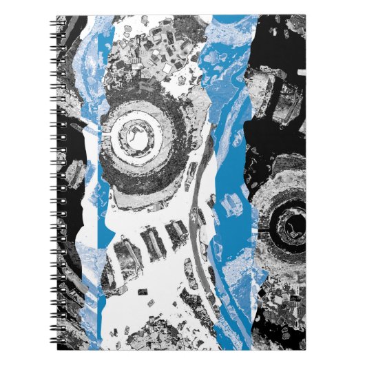 Wave Mechanism – Custom Spiral Photo Notebook (8.5 Notitieboek (Voorkant)