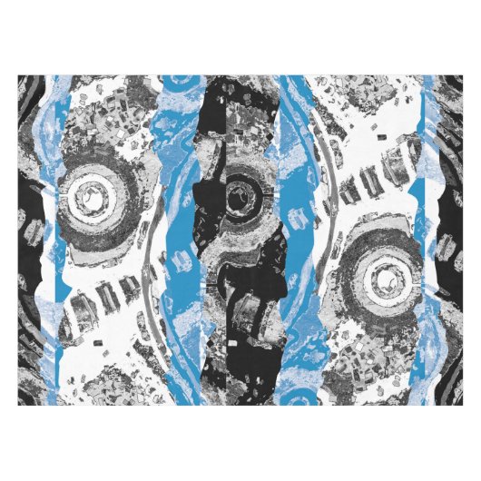 Wave Mechanism – Custom Tablecloth (52" x 70") Tafelkleed (Voorkant (Horizontaal))