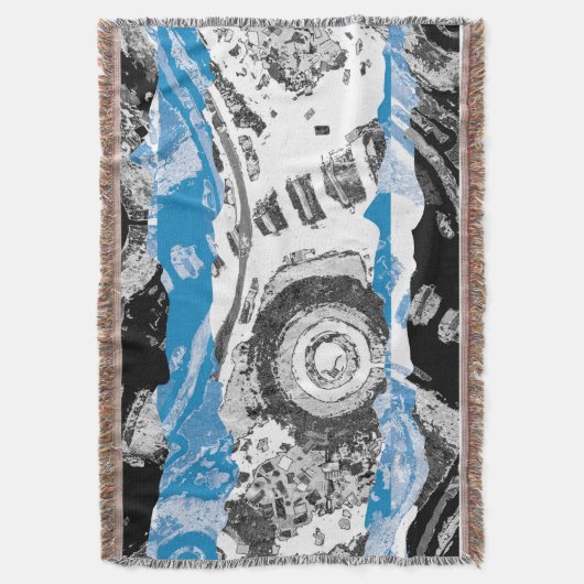 Wave Mechanism – Custom Throw Blanket (50" x 60") Deken (Voorkant Verticaal)