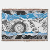 Wave Mechanism – Custom Throw Blanket (50" x 60") Deken (Voorkant)