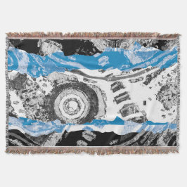 Wave Mechanism – Custom Throw Blanket (50" x 60") Deken