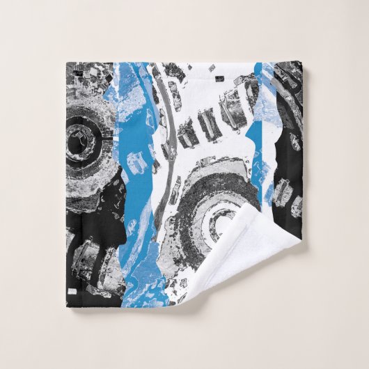 Wave Mechanism – Custom Towel 13" x 13" Wash Cloth Washandje (Wasdoekje)