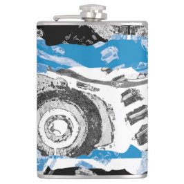 Wave Mechanism – Custom Vinyl Wrapped Flask Heupfles