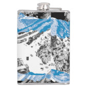 Wave Mechanism – Custom Vinyl Wrapped Flask  Heupfles (Achterkant)