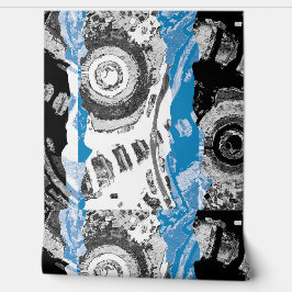 Wave Mechanism – Custom Wallpaper (2' x 4') Behang