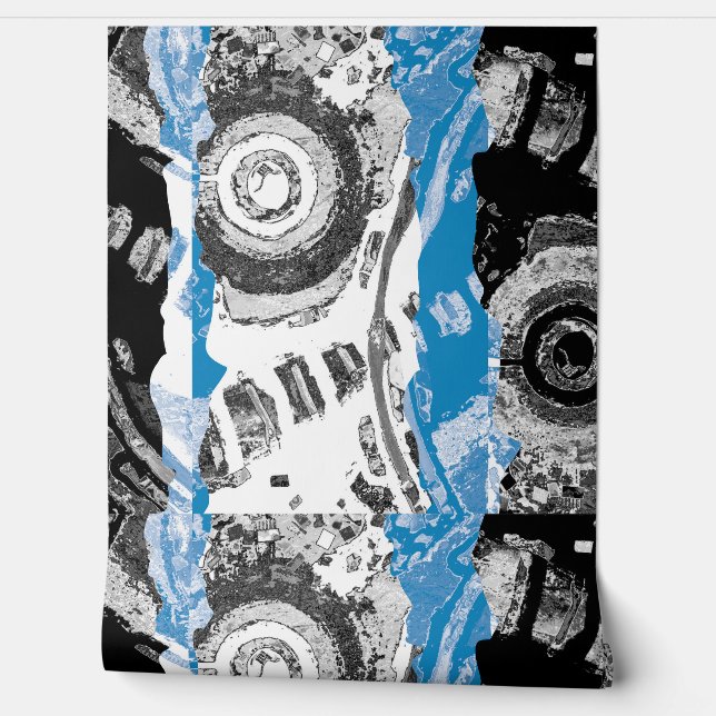 Wave Mechanism – Custom Wallpaper (2' x 4') Behang (Afrollen)