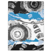 Wave Mechanisme – Kladblok (9" x 12.5") Klembord (Achterkant)