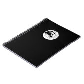 Wave Mon Notitieboek Zwart (Linkerzijde)