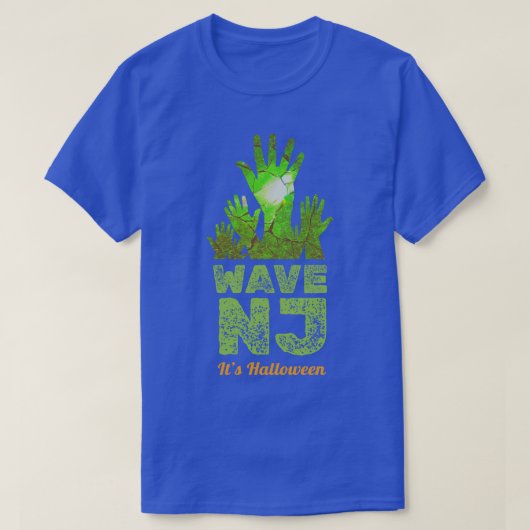Wave NJ zijn Halloween T-shirt (Design voorkant)