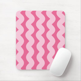 Wave No. 4 - Mouse Pad (Hot Pink) Muismat