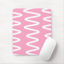 Wave No. 6 - Mouse Pad (Flamingo Pink) Muismat