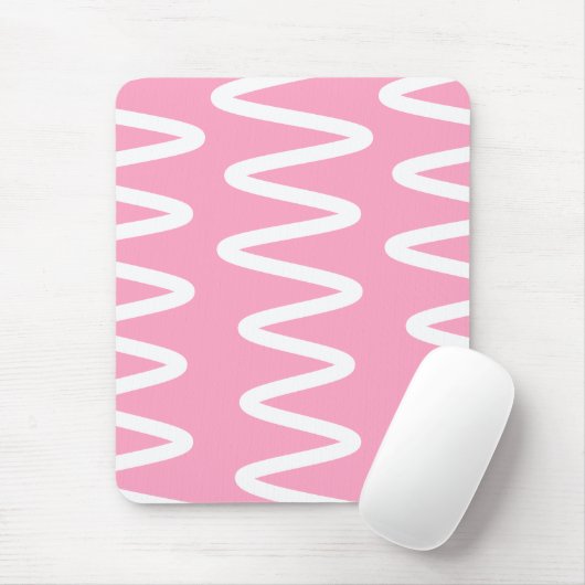 Wave No. 6 - Muismat (Flamingo Roze) (Met muis)