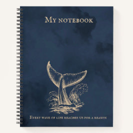 Wave Notitieboek – Oceaan-Geïnspireerd Dagboek voo