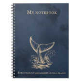 Wave Notitieboek – Ocean-Inspired Journal voor not (Voorkant)