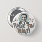 Wave Obama Button (Voorkant /achterkant)