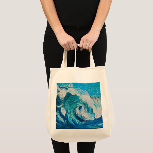"Wave of Emotion" Jumbo Tas (Voorkant (product))