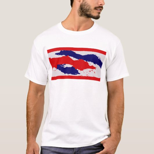 Wave of Freedom: Abstract VS Kleuren T-shirt (Voorkant)