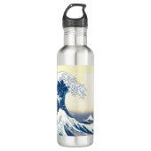 Wave of Kanagawa  Waterfles (Voorkant)