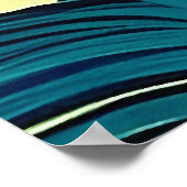 Wave Off Kanagawa in Vincent Van Gogh Stijl Poster (Hoek)