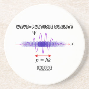 Wave-Particle Duality Inside Unassurance Principle Zandsteen Onderzetter