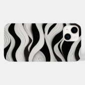 Wave Pattern Line Art Case-Mate iPhone Case (Achterkant (horizontaal))