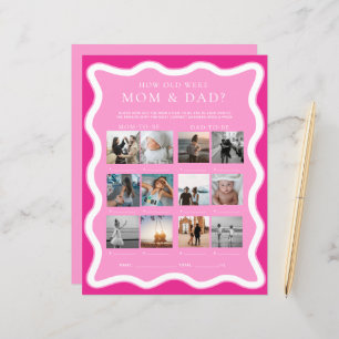 Wave Pink Hoe oud waren mama en papa Fotospel