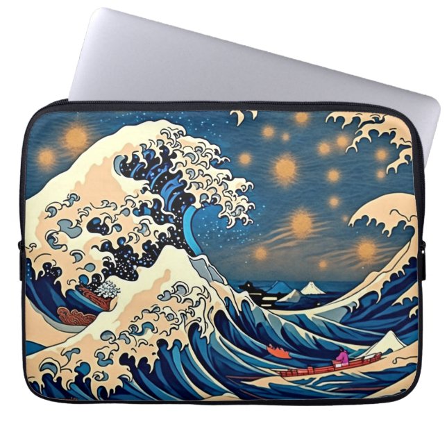 Wave Protocol Laptop Sleeve (Voorkant)