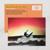 Wave Rider Briefkaart (Voorkant / Achterkant)