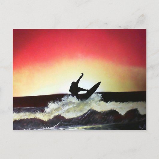Wave Rider Briefkaart (Voorkant)