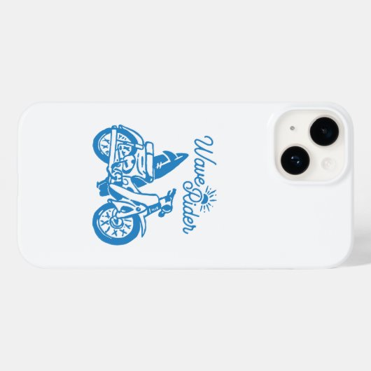 Wave Rider Case-Mate iPhone Case (Achterkant (horizontaal))