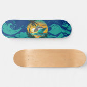 Wave Rider: De Oceanische Skateboard Avontuur (Horizontaal)