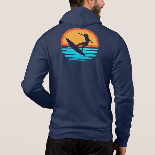 Wave Rider: Surfavontuur wacht op u Hoodie (Achterkant)