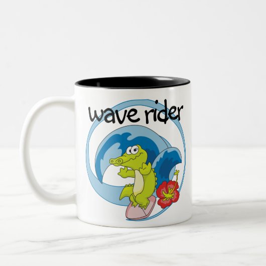 Wave Rider Tweekleurige Koffiemok (Links)