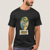 Wave Rider's Paradise Skeleton Surfer T-shirt (Voorkant)