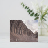 Wave Rock Australia Briefkaart (Staand voorkant)